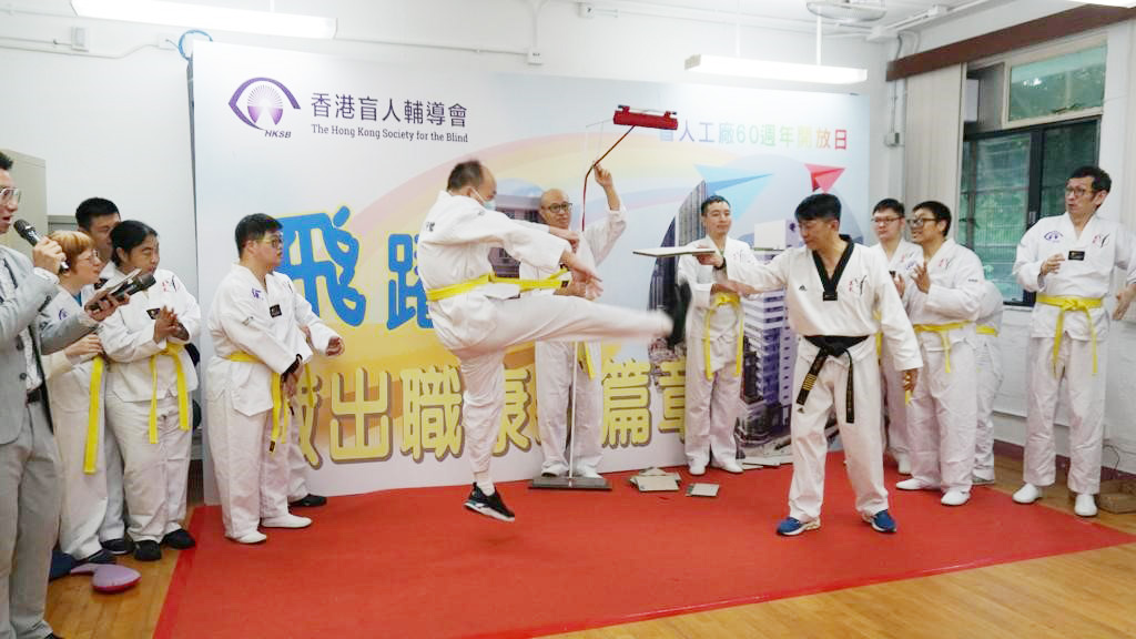 Society for the blinds 60th anniversary open day - Taekwodo performance